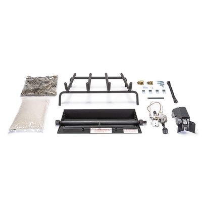 RealFyre Peterson 18" G45 Triple Burner System (LP) Propane Gas W/Safety Pilot Kit (Burner System Only Logs Not Included)
