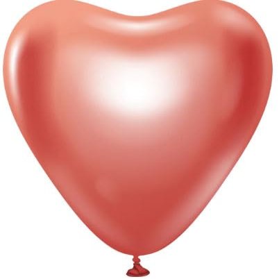 12" Kalisan Mirror Chrome Green Red Birthday Party Decoration Supply Latex Helium Balloons - Bag of 50