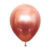 12" Kalisan Mirror Chrome Rose Gold Birthday Party Decoration Supply Latex Helium Balloons - Bag of 50 view 1