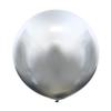 36" Kalisan Mirror Chrome Silver Birthday Party Decoration Supply Latex Helium Balloons - Bag of 2 view 1