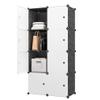 KOUSI Large Cube Storage - 14"x18" Depth (8 Cubes) Shelves Clothes Dresser Closet Storage Cabinet Shelving Bookshelf Toy Organizer view 1