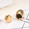 TIANZXS Large Capacity 316L Stainless Steel Pet Cremation Ashes Lockets Keepsake Urns Lockets Cremation Jewelry Casket Medium Golden view 2