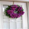 16 or 20 inch Purple Hydrangea Wreath, Rustic Wreath, Outdoor Wreath, Wedding Wreath, Front Door Wreath, Spring Wreath,Easter Wreath, Summer Wreath, Mothers Day Wreath, Home Warming view 4