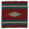 Pure Country Weavers San Isabel Blanket - Southwest Native American Inspired - Gift Tapestry Throw Woven from Cotton - Made in The USA (72x54) view 4