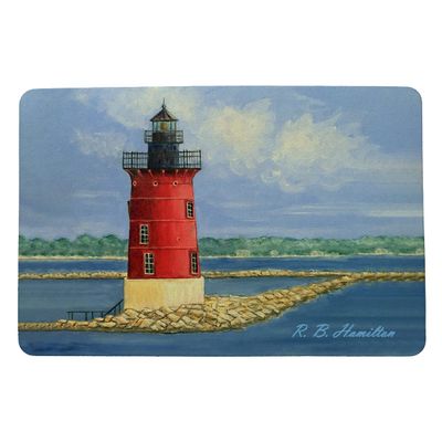 Betsy Drake Breakwater Lighthouse Door Mat 18x26