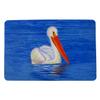 Betsy Drake White Pelican Portrait Door Mat 18x26 view 1