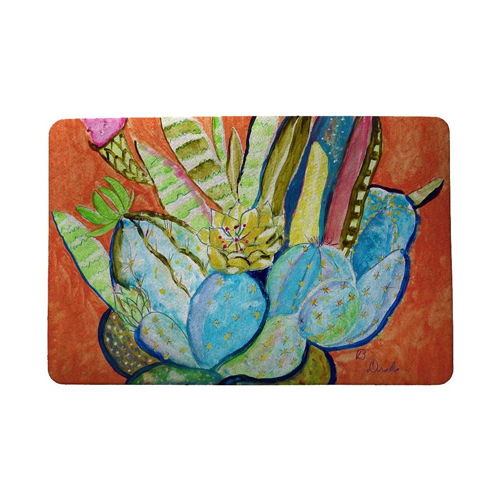 Betsy Drake Cactus I Door Mat 18x26