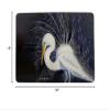 Betsy Drake Breeding Egret Door Mat 18x26 view 2