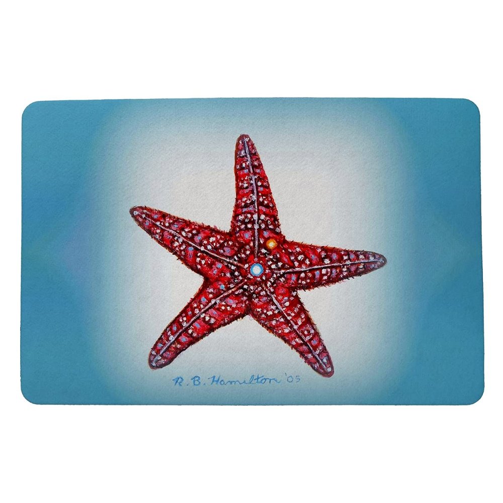 Betsy Drake Dick's Starfish Door Mat 18x26