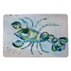 Betsy Drake Blue Crayfish Door Mat 18x26 view 1