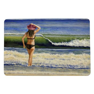 Betsy Drake Into The Breach Door Mat 18x26