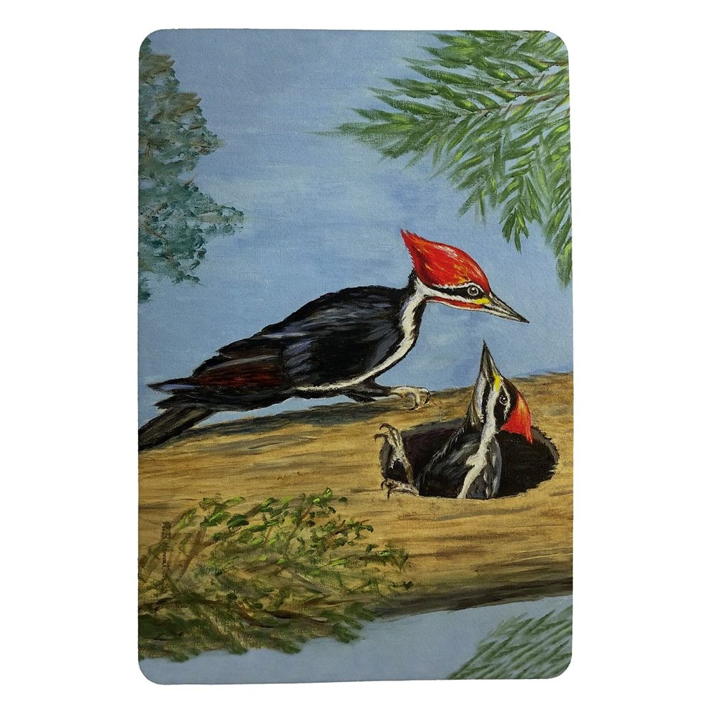 Betsy Drake Pileated Woodpeckers Door Mat 18x26