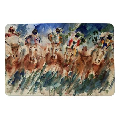 Betsy Drake Tight Race Door Mat 18x26