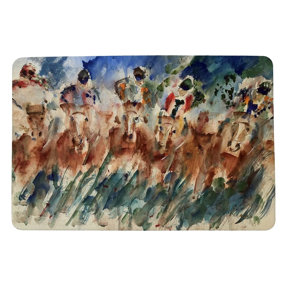 Betsy Drake Tight Race Door Mat 18x26