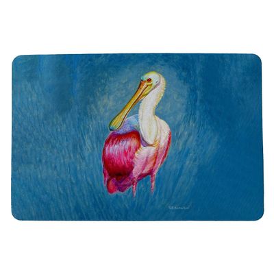 Betsy Drake Spoonbill Portrait Door Mat 18x26