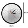 Geek Alerts Golf Ball Round Frameless Wall Clock with Sound Control LED Night Light Silent Non Ticking 3D Vision Metal Frame Wall Watch Sports Golf Club Wall Art Golfers Gift view 4
