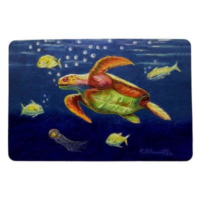 Betsy Drake Dick's Sea Turtle Door Mat 18x26