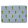 Betsy Drake Multi Pineapple on Blue Door Mat 18x26 view 1