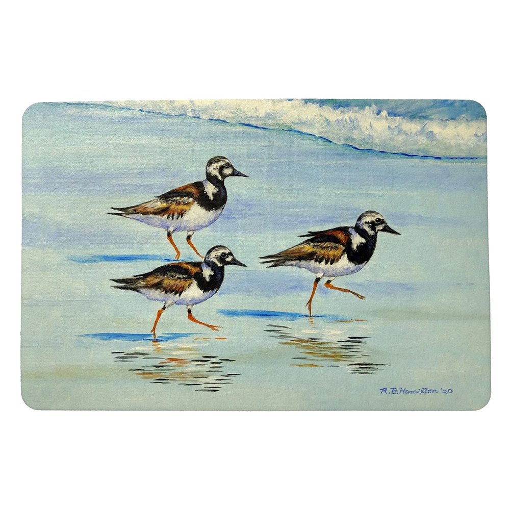 Betsy Drake Ruddy Turnstones Small Door Mat
