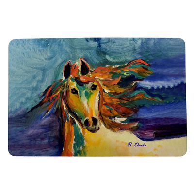 Betsy Drake Colorful Horse Door Mat 18x26