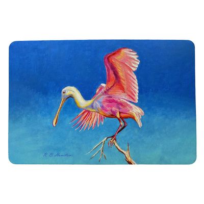 Betsy Drake Spoonbill Wings Door Mat 18x26