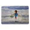 Betsy Drake Girl in Surf Door Mat 18x26 view 1