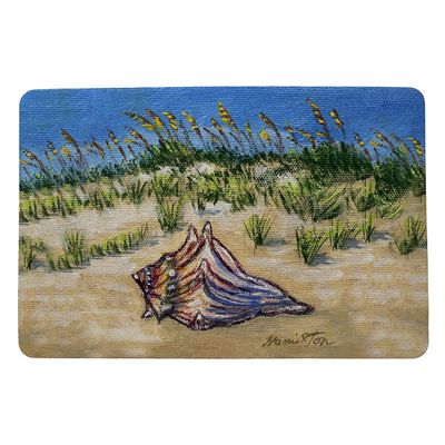 Betsy Drake Conch Found Door Mat 18x26