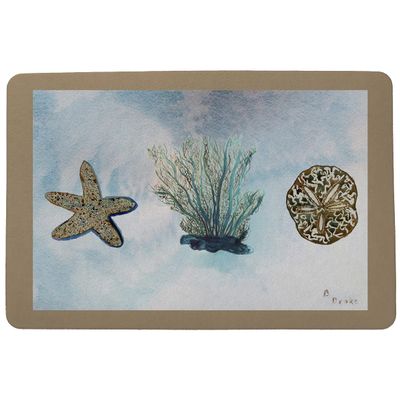 Betsy Drake Sea Life Door Mat 18x26