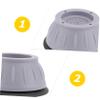 Vosarea 1pc - and Shock Washing Machine Foot Pad Heightening Base for Furniture Gray Non- Cushion for Home Appliances and Furniture Accessories view 3