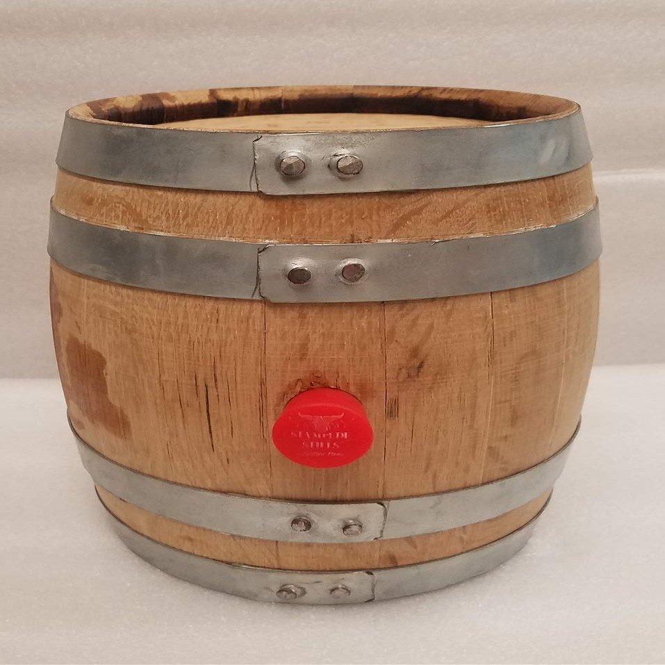5 Liter (1.3 gallon) Stampede Stills American Oak, THICK, Bourbon Grade, Wooden Aging Barrel for Whiskey, Rum, Moonshine, or other aged spirits