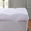 QUEEN ROSE California King Mattress Topper Cooling Extra Thick 3D Snow Down Pillow Topper Mattress Pad Cover Bed Mattress Topper, Hotel Quality, Down Alternative, Plush and Support view 1
