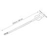 Cabilock 2pcs Stainless Steel Grabber Tool Small Kitchen Tongs Trash Picker Upper for BBQ Grill Heavy Duty Scissor Tongs Garbage Tool Outdoor Accessories (60cm) view 2