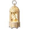 Christmas by Roman Inc., Confetti Lites Collection, 10.2" H LED Swirl Confetti Light Birdcage with, Lantern, Snow Globe, Holiday Home Dcor, Santa, Cardinal, Nutcracker, Snowman, Reindeer (4x4x10) view 1