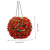 Solar Lantern Outdoor Garden Hanging Solar Light Balls Decorative Easy to Move view 3