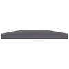 vidaXL Floating Shelves 4 Pcs, Wall Shelving with Invisible Mounting System, Display Shelf, Wall Shelf Unit, Modern, High Gloss Gray Engineered Wood view 4