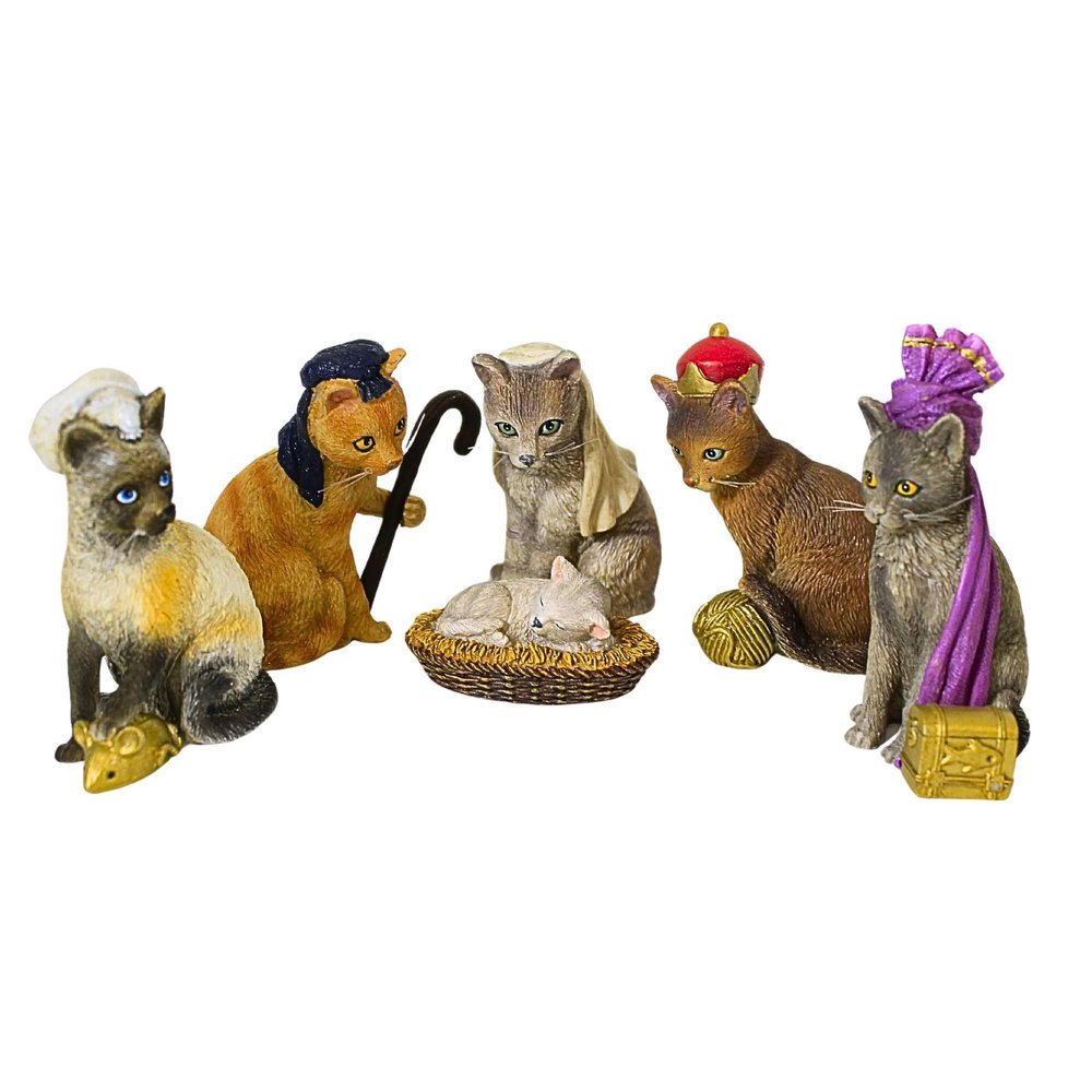 Roman Cat Pageant Creche Printed Box Purfect Pageant