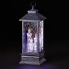 Roman Halloween Lantern Purple LED Swirl Water Dome view 1