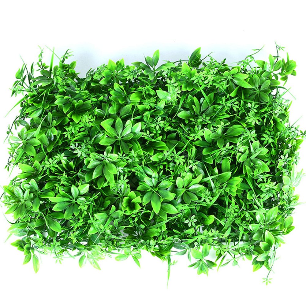QIAOH Artificial Boxwood Panels Topiary Hedge Plant 20PCS, Artificial Fence Screen, Privacy Hedge Screen UV Protected Suitable for Outdoor, Indoor, Garden,Backyard and Dcor