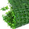 QIAOH Faux Boxwood Hedge Wall Panels 2PCS, Artificial Boxwood Panel, Grass Wall Backdrop Artificial Decor Panel,Topiary Hedge Plant UV Protected for Outdoor Indoor Garden Fence Backyard view 2