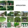 QIAOH Faux Boxwood Hedge Wall Panels 2PCS, Artificial Boxwood Panel, Grass Wall Backdrop Artificial Decor Panel,Topiary Hedge Plant UV Protected for Outdoor Indoor Garden Fence Backyard view 3