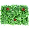 QIAOH Artificial Boxwood Panels 2PCS, Grass Wall Privacy Screen, Faux Greenery Wall Privacy Hedge Screen for Wedding Decorations Fence Backdrop, Outdoor Patio Garden Topiary Hedge view 1