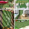 QIAOH Artificial Boxwood Panels 2PCS, Grass Wall Privacy Screen, Faux Greenery Wall Privacy Hedge Screen for Wedding Decorations Fence Backdrop, Outdoor Patio Garden Topiary Hedge view 2