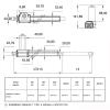 Zerodis Electric Recliner Motor Replacement Kit, Universal DC24V Power Recliner Chairs Motor Linear Actuator for Sofa Massage Chair view 2