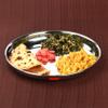 Sumeet Stainless Steel Heavy Gauge Deep Wall Dinner Plates with Mirror Finish 31.3cm Dia - Set of 2pc view 2