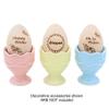 Personalized Engraved Wooden Easter Egg, Baby Birth Announcement view 3