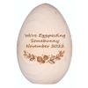 Personalized Engraved Wooden Easter Egg, Baby Birth Announcement view 4