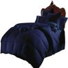 Impression Bedding Luxurious 500 Thread Count 1 Piece Down Alternative Comforter 300 GSM Microfiber Full Light Weight 100% Egyptian Cotton (Oversized King-98"x120", Navy Blue) view 1