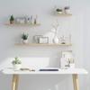 FUFU Wooden Wall Shelf, Hanging Book Shelf, CD DVD Shelf, Display Decoration, Wall-Mounted Picture Shelf, Photos, Awards (Color : B) view 2