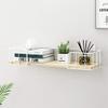 FUFU Wall-Mounted Floating Shelf, Antique Metal Storage Shelf Display Shelf, Used in Living Room, Office, Bedroom, Bathroom, Kitchen (Color : B) view 2