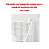 FUFU Wall-Mounted Metal Storage Rack Wall-Mounted Display Rack, Used for Living Room, Office, Bedroom, Bathroom and Kitchen (Color : White) view 3